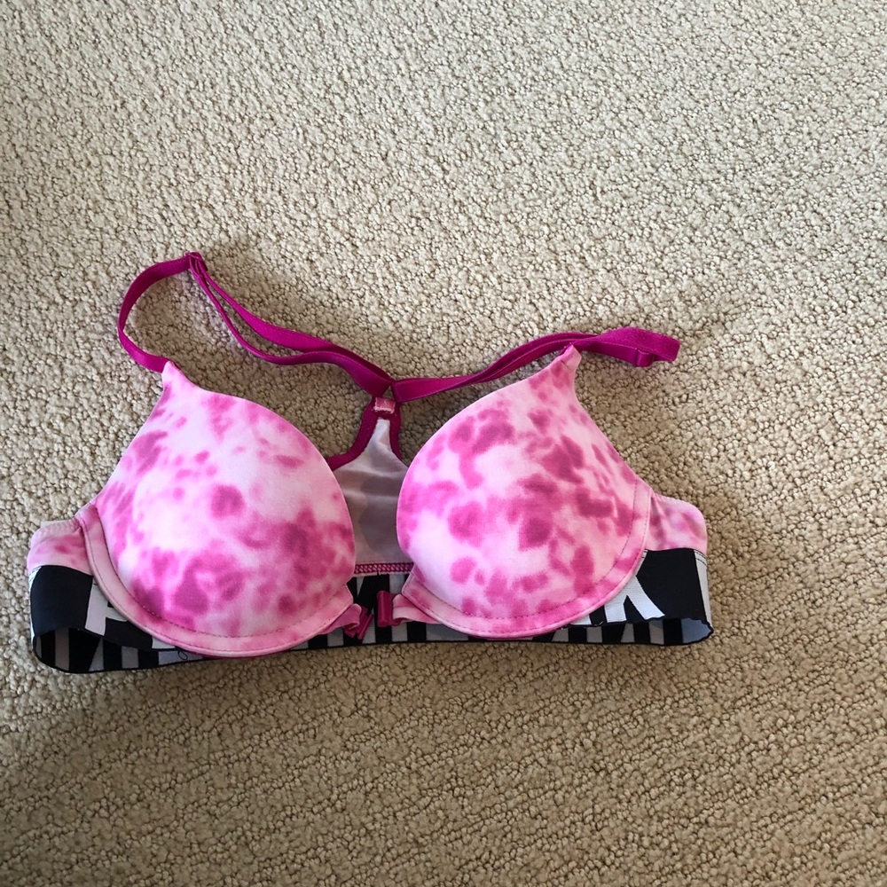 Pink bra